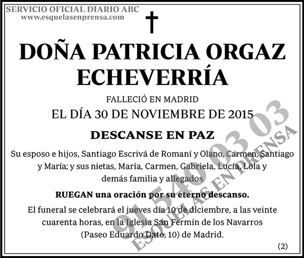 Patricia Orgaz Echeverría